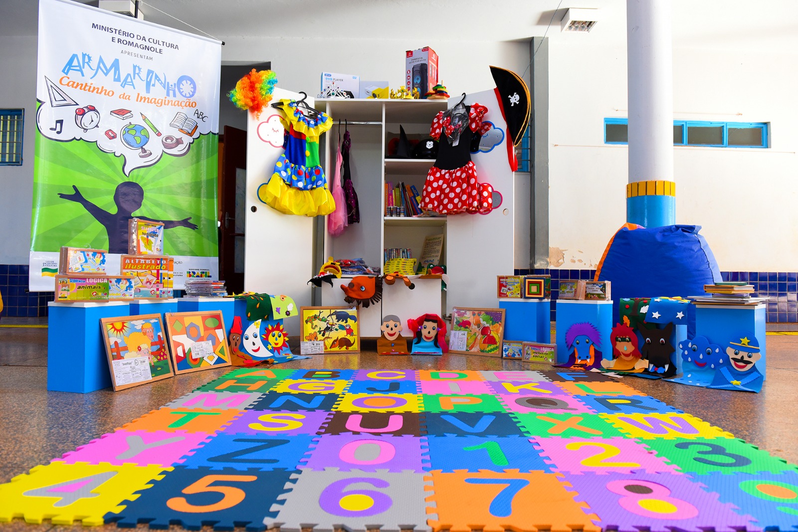 Projeto “Armarinho, Cantinho da Imaginação” realizou oficinas de artes ...